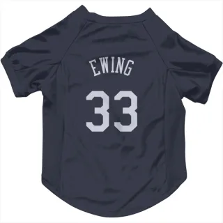 New York Knicks Patrick Ewing Navy  Dog & Cat Pet Jersey