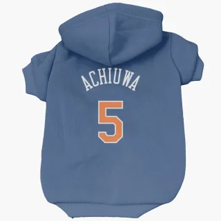 New York Knicks Precious Achiuwa Blue  Dog & Cat Pet Hoodie