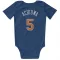 New York Knicks Precious Achiuwa Blue  Newborn & Infant Bodysuit