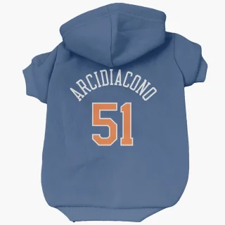 New York Knicks Ryan Arcidiacono Blue  Dog & Cat Pet Hoodie