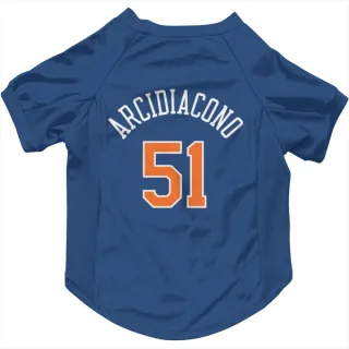 New York Knicks Ryan Arcidiacono Blue  Dog & Cat Pet Jersey