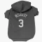 New York Knicks Tracy Mcgrady Black  Dog & Cat Pet Hoodie