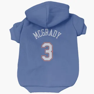 New York Knicks Tracy Mcgrady Blue  White Dog & Cat Pet Hoodie