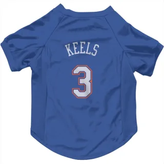 New York Knicks Trevor Keels Blue  White Dog & Cat Pet Jersey