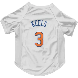 New York Knicks Trevor Keels White  Dog & Cat Pet Jersey