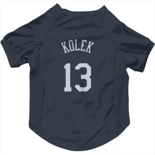 New York Knicks Tyler Kolek Navy  Dog & Cat Pet Jersey