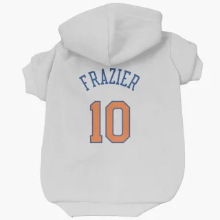 New York Knicks Walt Frazier White  Dog & Cat Pet Hoodie