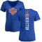 Women's New York Knicks Allan Houston Royal Backer T-Shirt