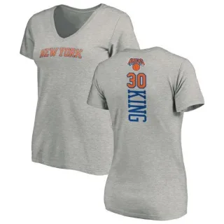 Women's New York Knicks Bernard King Ash Backer T-Shirt