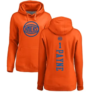 Women's New York Knicks Cameron Payne Orange Branded One Color Backer Pullover Hoodie