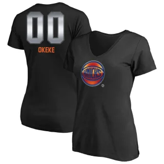 Women's New York Knicks Chuma Okeke Black Midnight Mascot T-Shirt