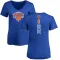 Women's New York Knicks Chuma Okeke Royal Backer T-Shirt