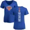 Women's New York Knicks Jalen Brunson Royal Backer T-Shirt