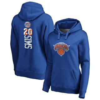 Women's New York Knicks Jericho Sims Royal Branded Backer Pullover Hoodie