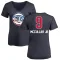 Women's New York Knicks Kevin McCullar Jr. Navy Name and Number Banner Wave V-Neck T-Shirt