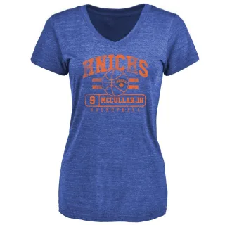 Women's New York Knicks Kevin McCullar Jr. Royal Baseline T-Shirt