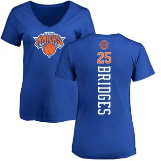 Women's New York Knicks Mikal Bridges Royal Backer T-Shirt