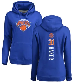 Women's New York Knicks Ron Baker Royal Branded Backer Pullover Hoodie