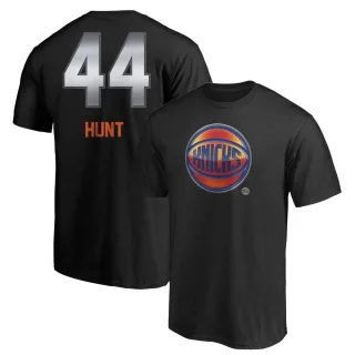 Youth New York Knicks Feron Hunt Black Midnight Mascot T-Shirt