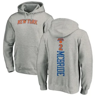 Youth New York Knicks Miles McBride Branded Ash Backer Pullover Hoodie