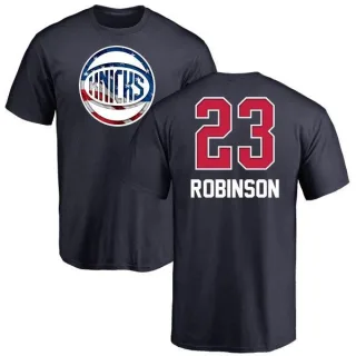 Youth New York Knicks Mitchell Robinson Navy Name and Number Banner Wave T-Shirt